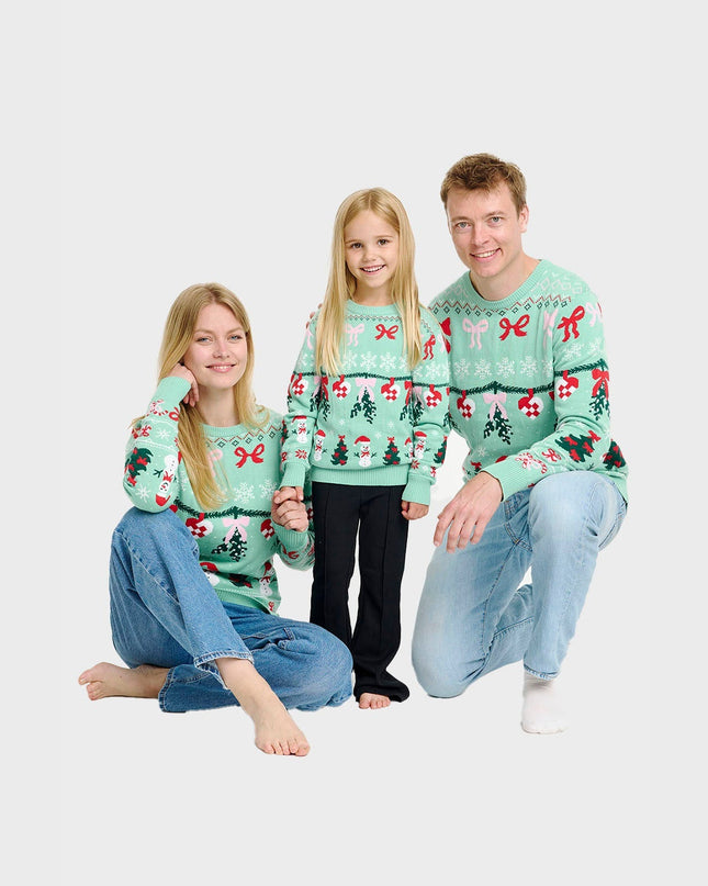 Pull de Noël tricoté pour enfants
