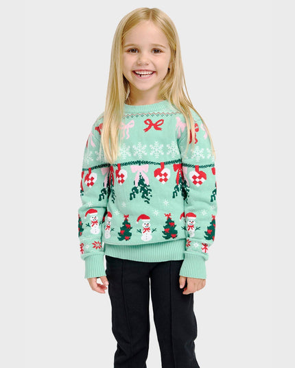 Pull de Noël tricoté pour enfants