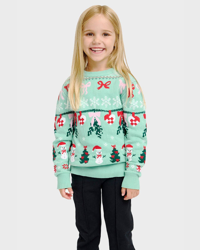 Pull de Noël tricoté pour enfants