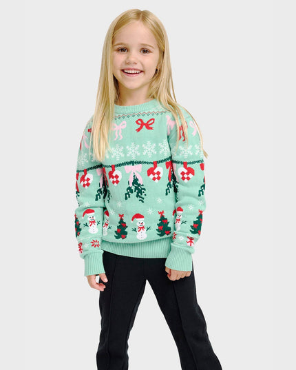 Pull de Noël tricoté pour enfants