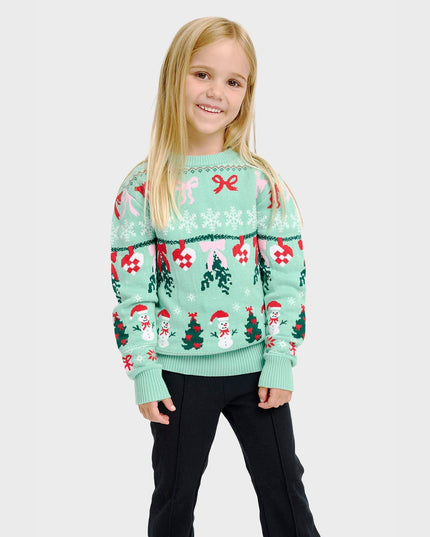 Pull de Noël tricoté pour enfants