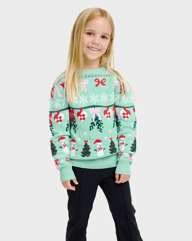 Pull de Noël tricoté pour enfants