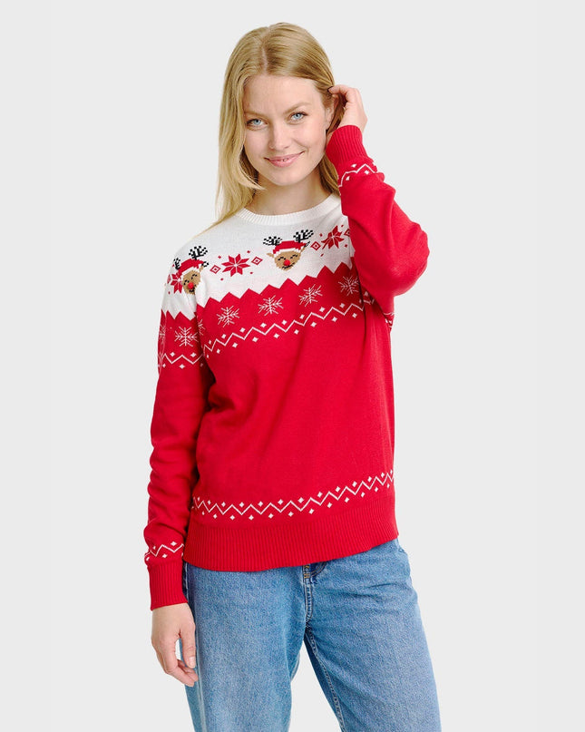 Pull de Noël mignon pour femme - Un incontournable des fêtes