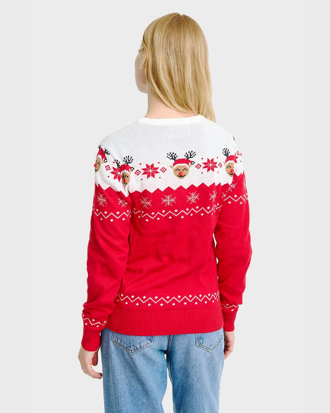 Pull de Noël mignon pour femme - Un incontournable des fêtes