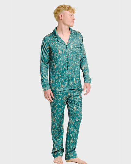 Pyjama élégant en satin pour homme