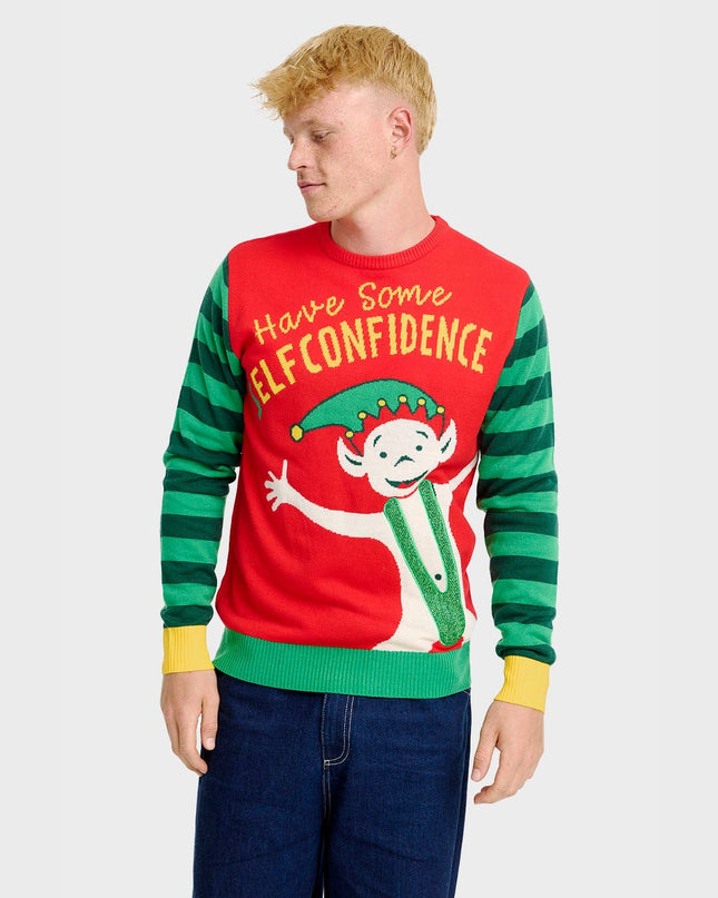 Pull de Noël Elf Confidence - Homme