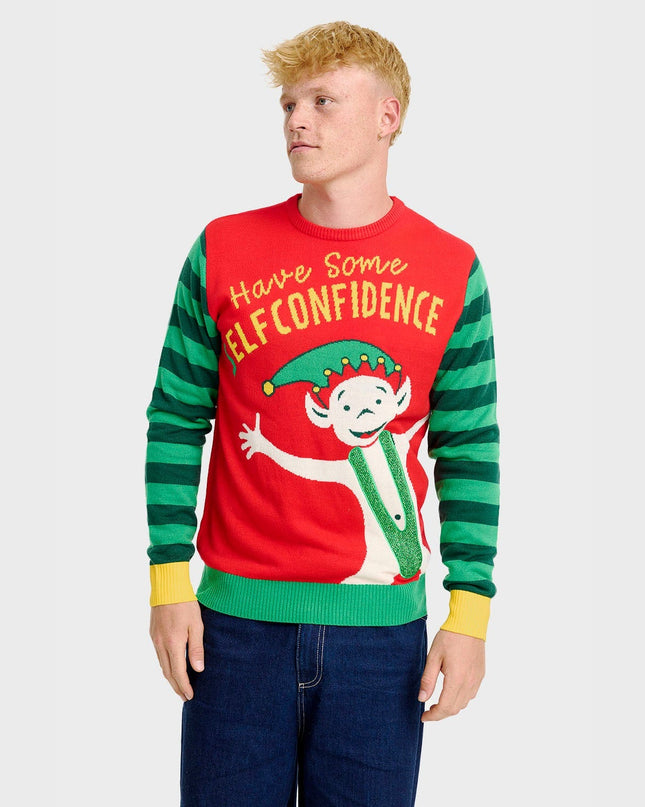 Pull de Noël Elf Confidence - Homme
