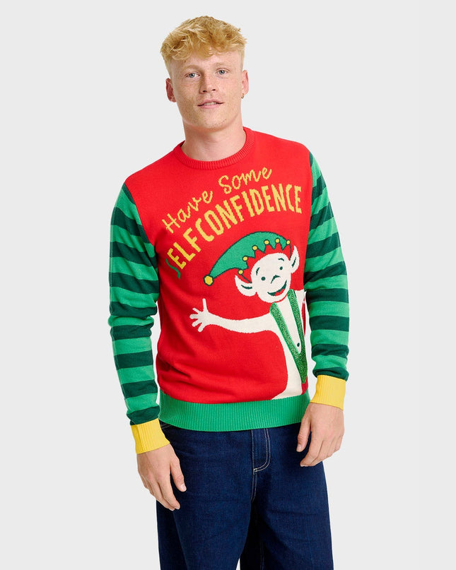 Pull de Noël Elf Confidence - Homme