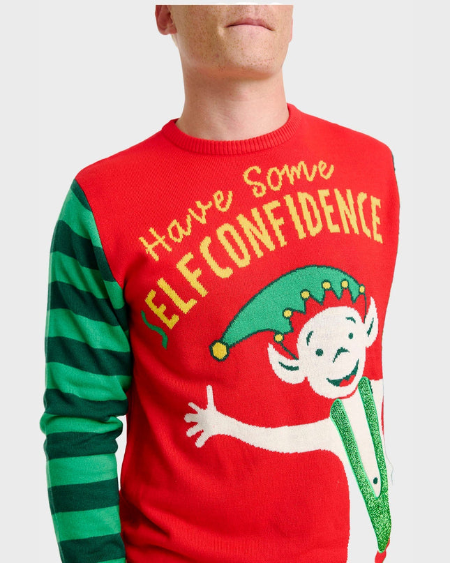 Pull de Noël Elf Confidence - Homme