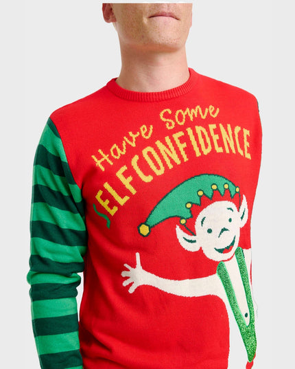 Pull de Noël Elf Confidence - Homme