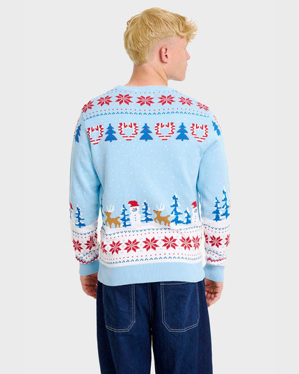 Pull de Noël féérique pour hommes