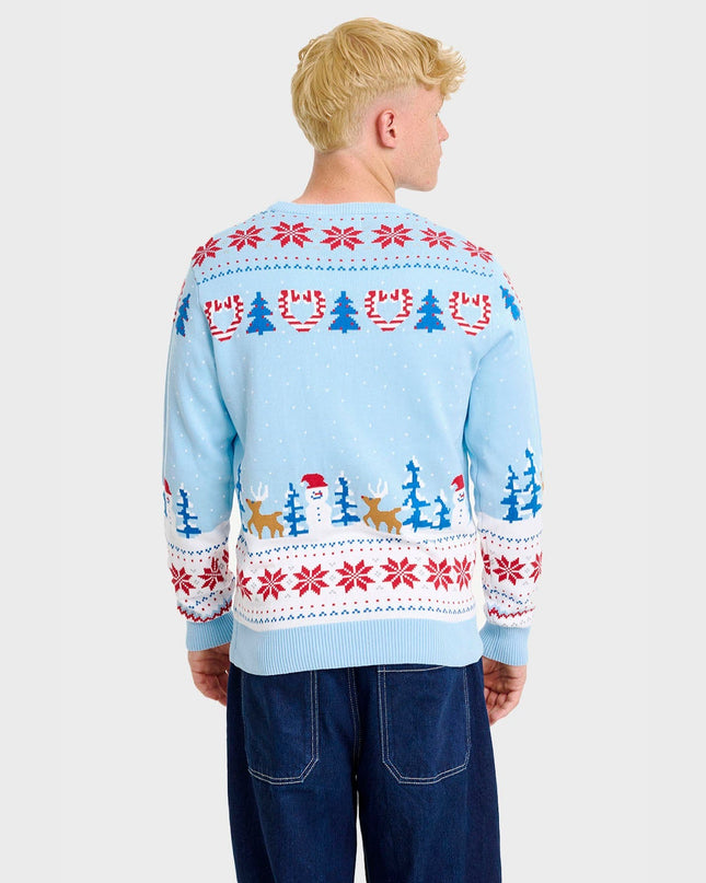 Pull de Noël féérique pour hommes