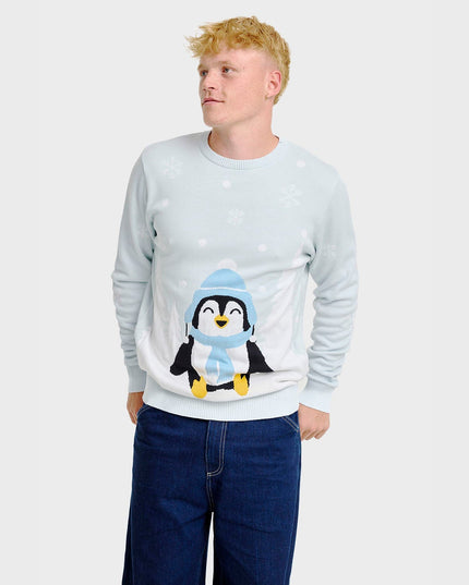 Pull de Noël pingouin adorable - Homme