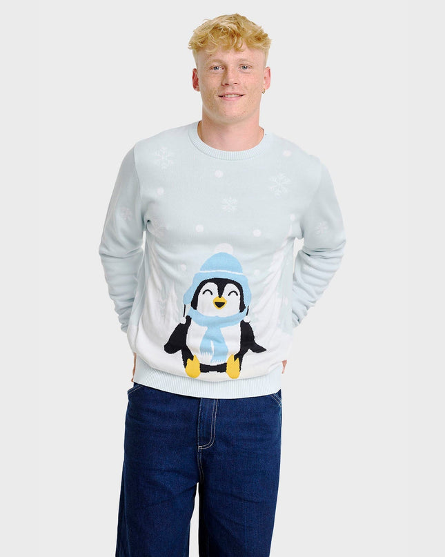 Pull de Noël pingouin adorable - Homme