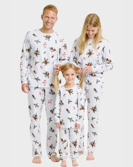 Ensemble pyjama côtelé pour homme - Parfait pour Noël en famille