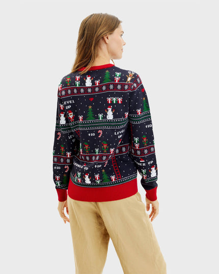 Pull de Noël vintage pour gamer femme - Meilleures ventes