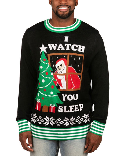 Men's I Watch You Sleep Ugly Christmas Sweater
