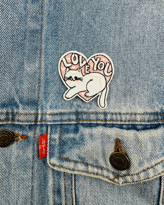 I Love You Kitten Patch