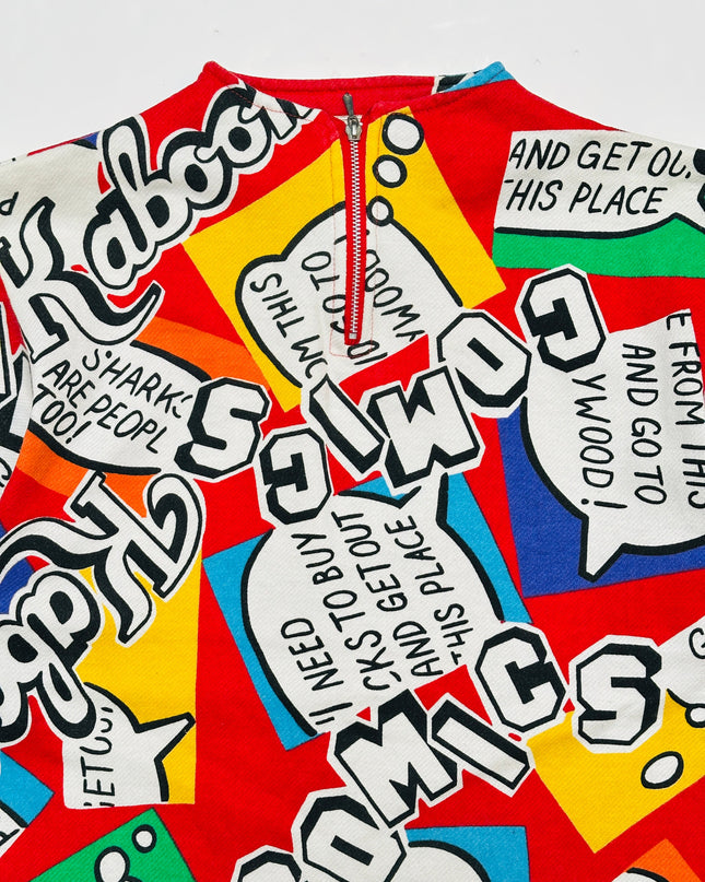 Maillot de cyclisme vintage BD pour hommes et femmes