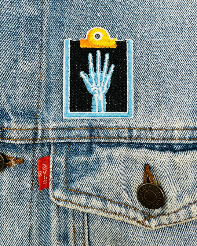 Écusson - Motif rayons X pour Halloween