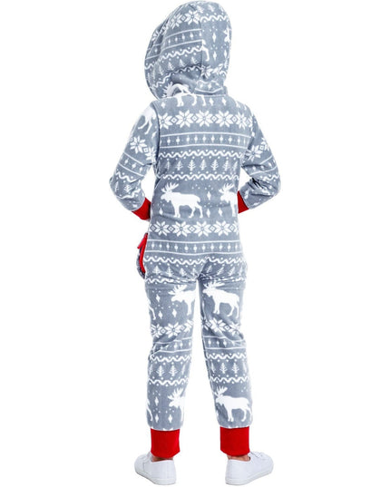 Boy's / Girl's Grey Moose Jumpsuit