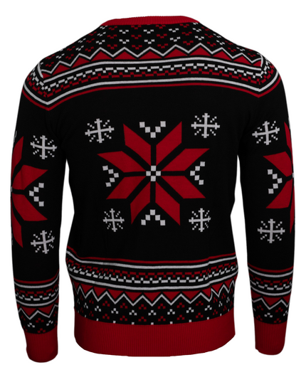 Pull de Noël moche à logo tête de mort Misfits