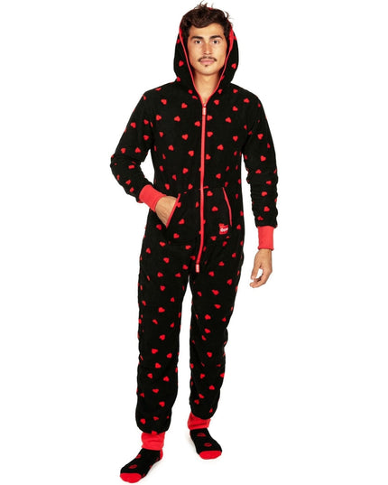 Men's Hearts on Fire Jumpsuit