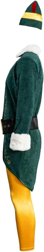 Ensemble de costume de luxe d'elfe de Noël