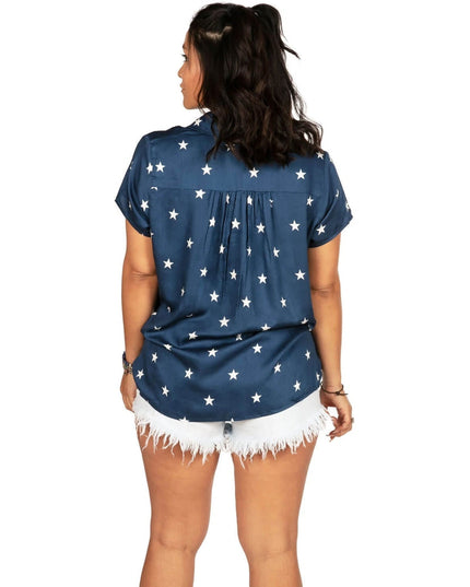 Women's Classic Flag Button Down Shirt