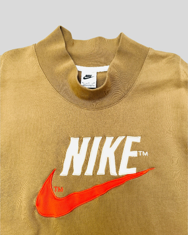 Pull vintage Nike couleur sable | Vêtement de vacances élégant pour homme