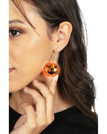 Light Up Pumpkin Earrings