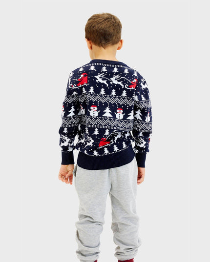 Pull de Noël élégant pour enfants, pour une ambiance festive