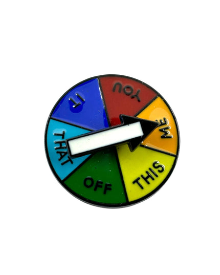 LGBTQ Wheel Enamel Pin Badge