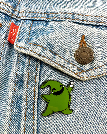 Broche fantôme à carreaux - Accessoire d'Halloween amusant