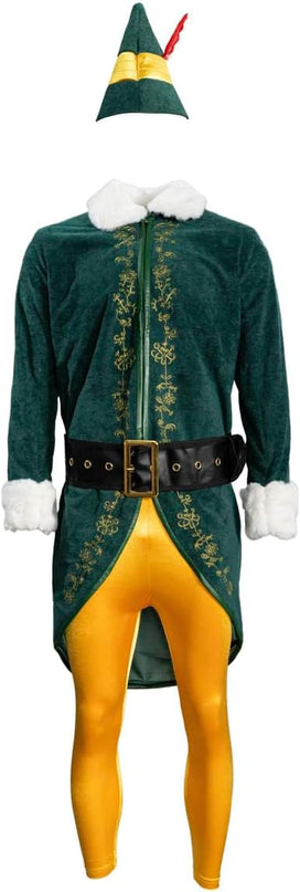 Ensemble de costume de luxe d'elfe de Noël