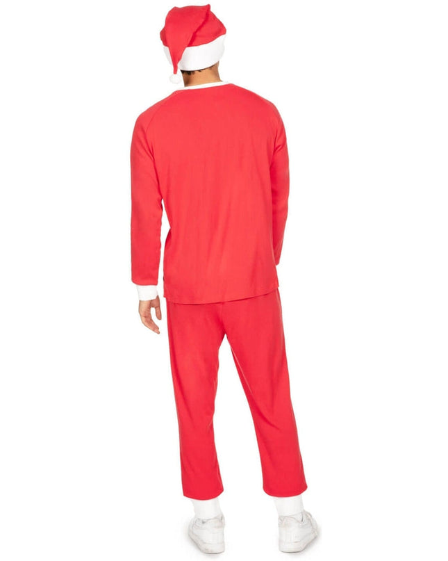 Men's Santa Claus Crew Neck Pajama Set