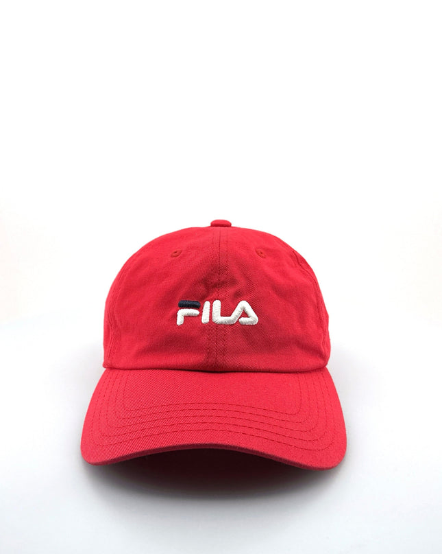 Fila Red Vintage Baseball Cap for Men