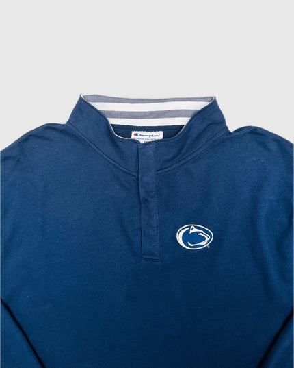 Pull Champion vintage bleu - Tous les pulls de Noël pour la famille