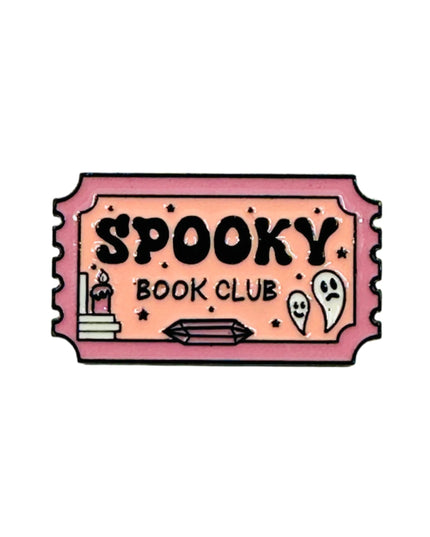 Pin's Club de lecture effrayant - Parfait pour les accessoires d'Halloween