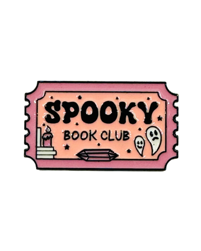 Pin's Club de lecture effrayant - Parfait pour les accessoires d'Halloween