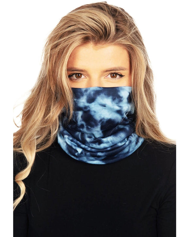 Blue Tie Dye Ski Neck Warmer