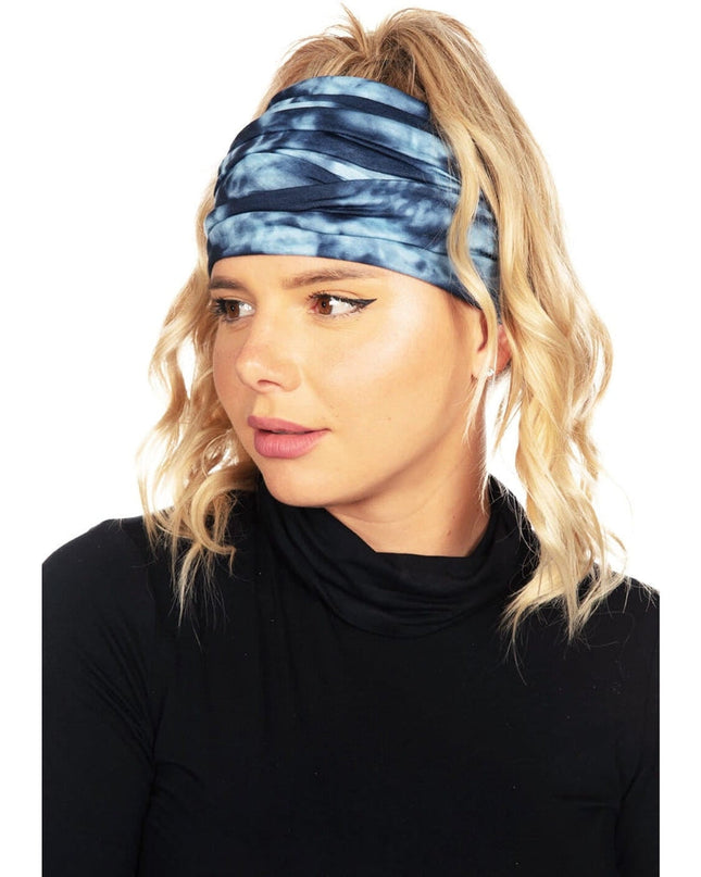 Blue Tie Dye Ski Neck Warmer