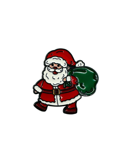 Broche - Père Noël avec sac II | Accessoires de Noël