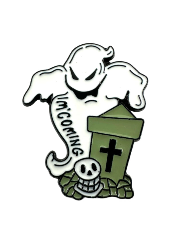 Épingle Ghost II - Accessoire effrayant classique pour Halloween