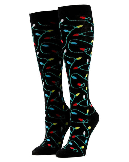 Women's String of Lights Socks (Fits Sizes 6-11W)