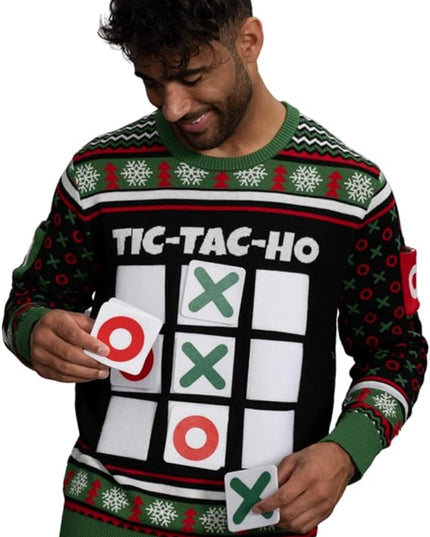 Pull de Noël moche Tic Tac Ho Festive Gamewear
