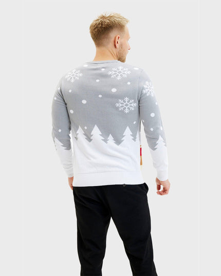 Pull de Noël mignon pour homme - Modèle familial