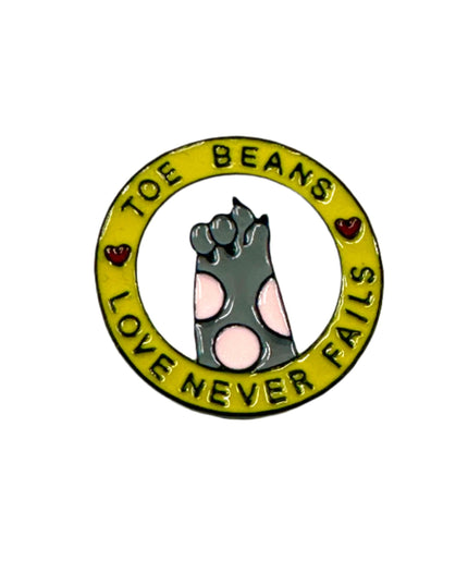 Broche Toe Beans - Accessoire mignon pour les passionnés de chats
