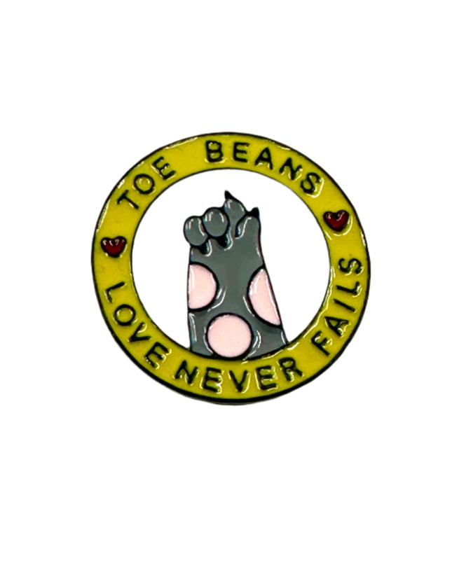 Broche Toe Beans - Accessoire mignon pour les passionnés de chats