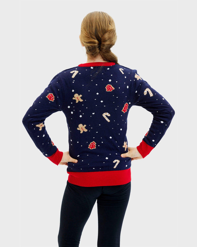 Pull mignon Cookie Man pour enfants - Pull moche lumineux